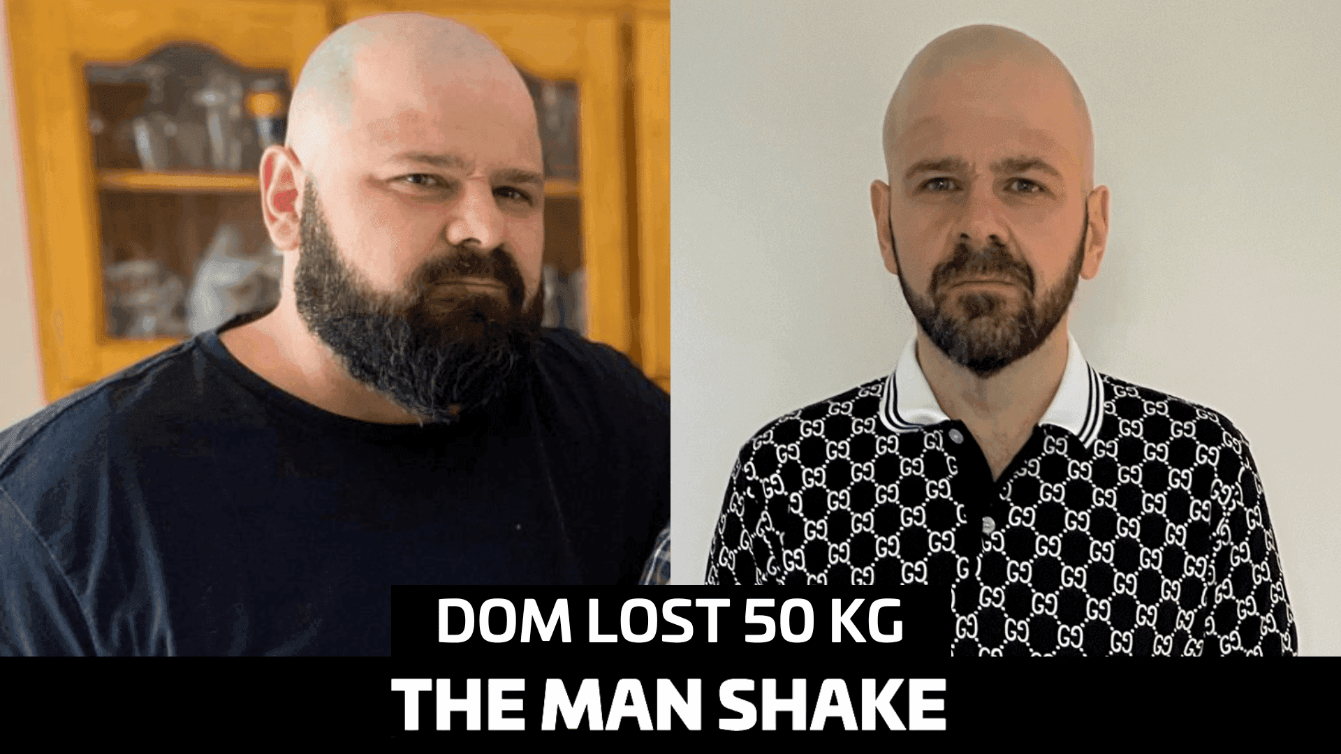 Dom overcame his pain and lost 50kg for his family!