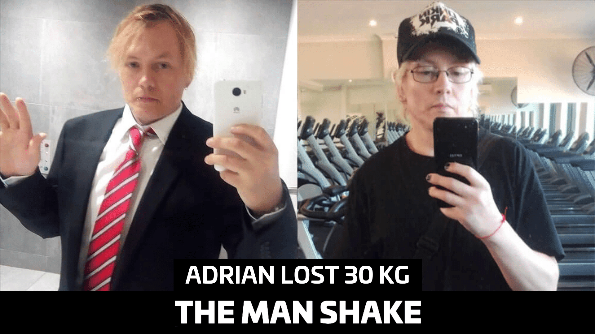 Adrian took control of his depression and lost 30kg