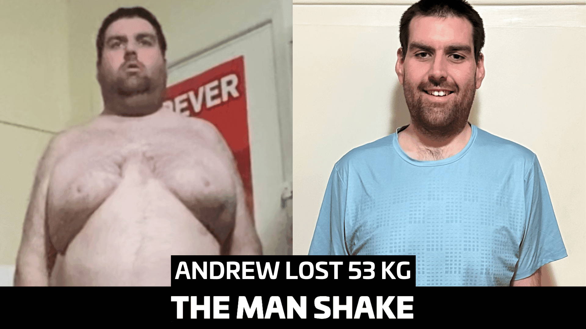 Andrew wanted to be his happier self so lost 53kgs!
