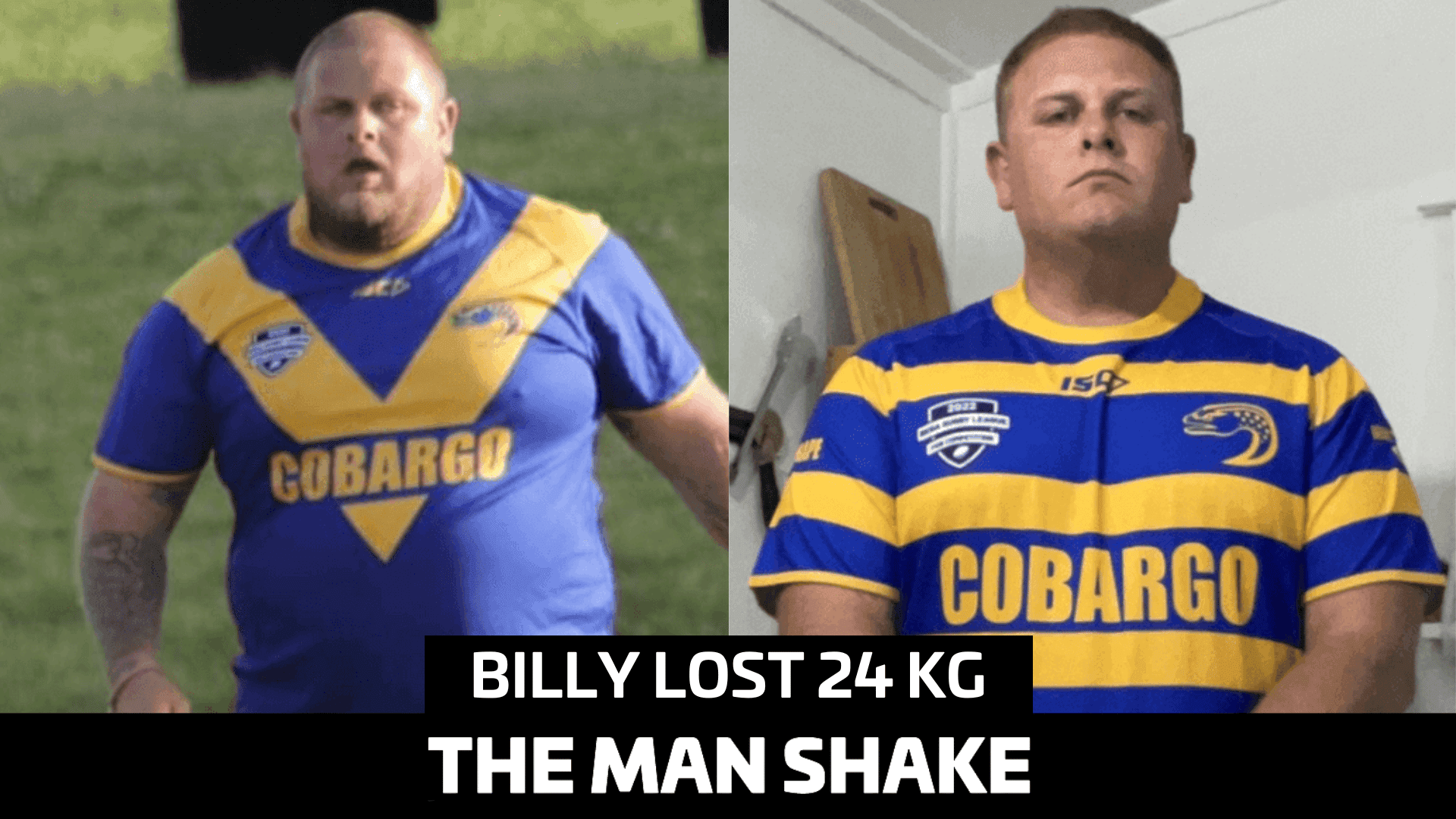 Billy set himself a goal and lost 24kg