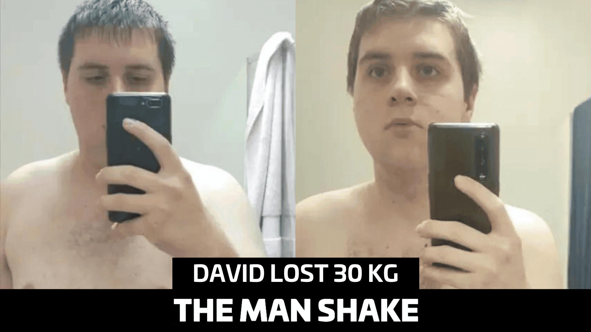 David got sick of the teasing and lost 30kg