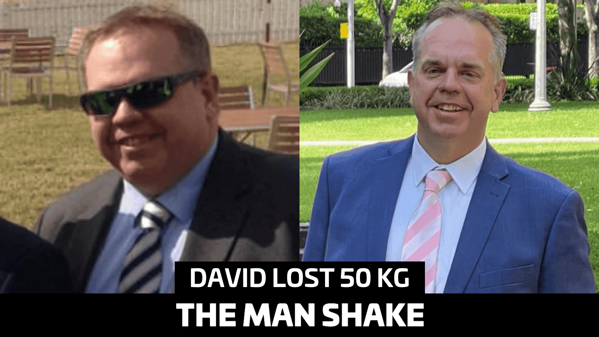 After nearly maxing out the scales, David lost 50kg!