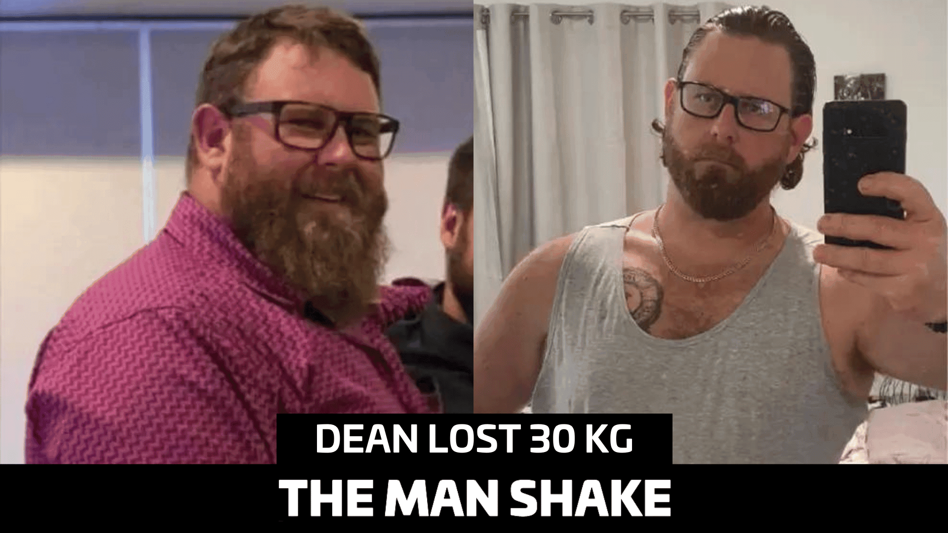 Dean overcame a workplace accident and lost 30kg!