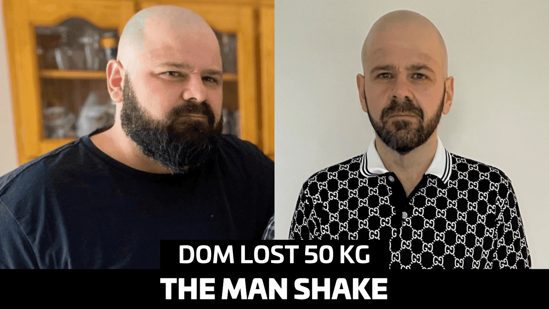 Dom overcame his pain and lost 50kg for his family!