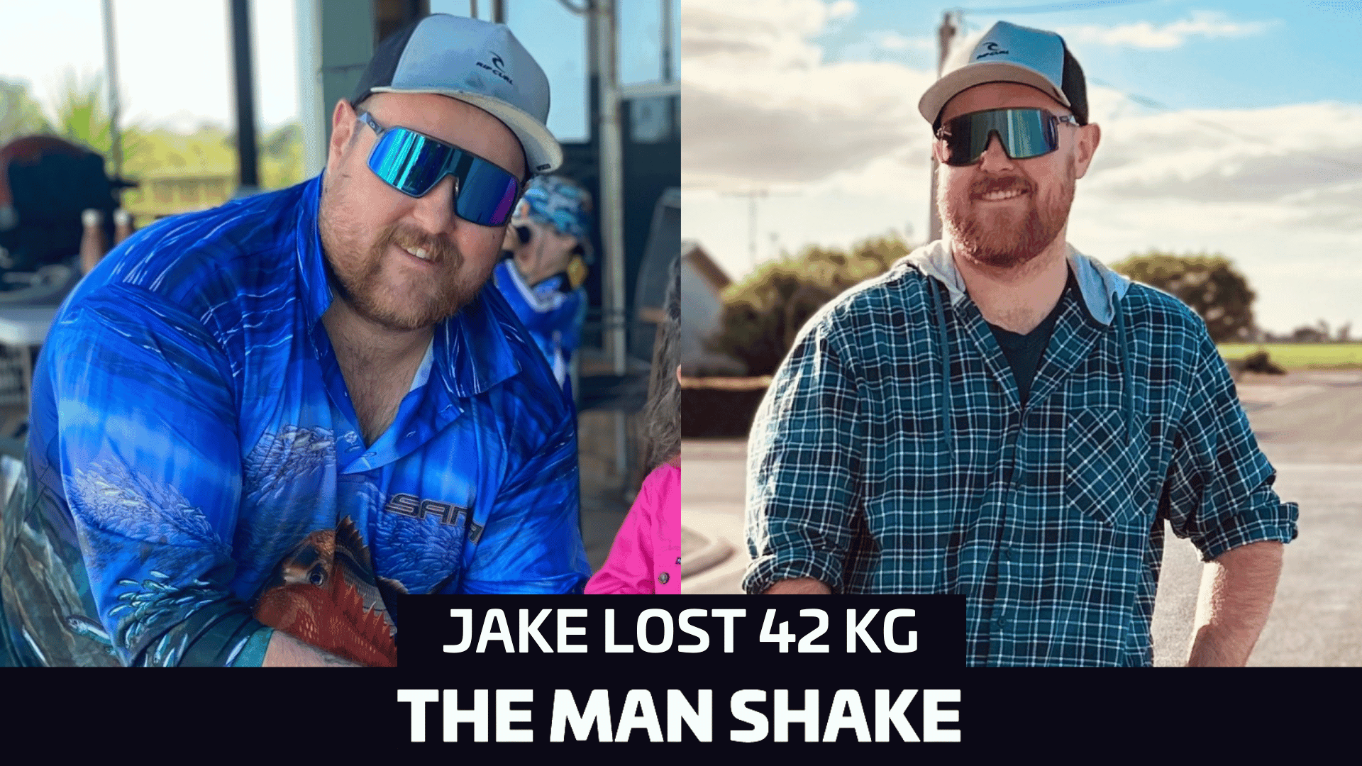 Jake Sandric lost 42kgs to keep up with his kids