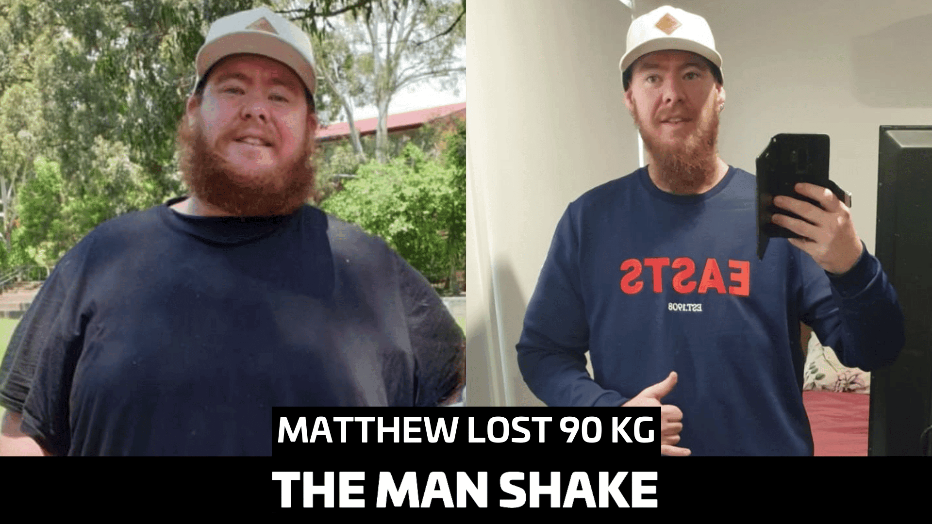 Matthew turned his life around losing 90kg!
