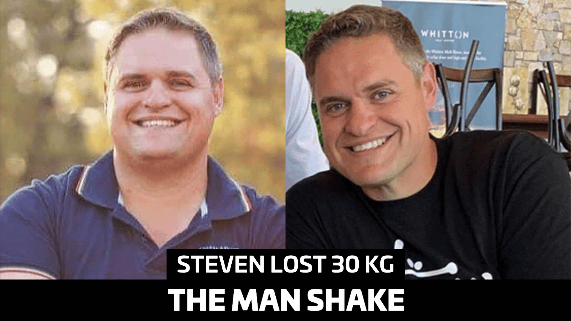 Steven lost 30kg to keep up with his active family.