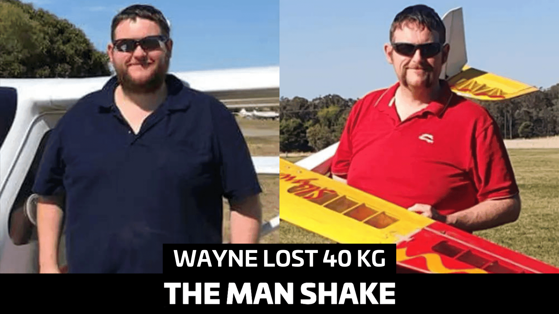 Wayne lost 40kg and followed his dream!
