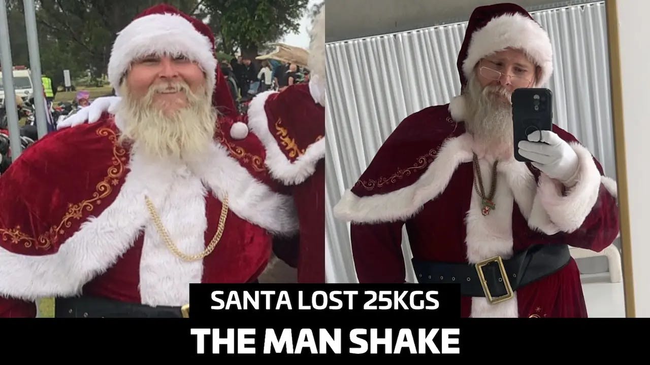 Santa's incredible weight loss journey before Christmas!