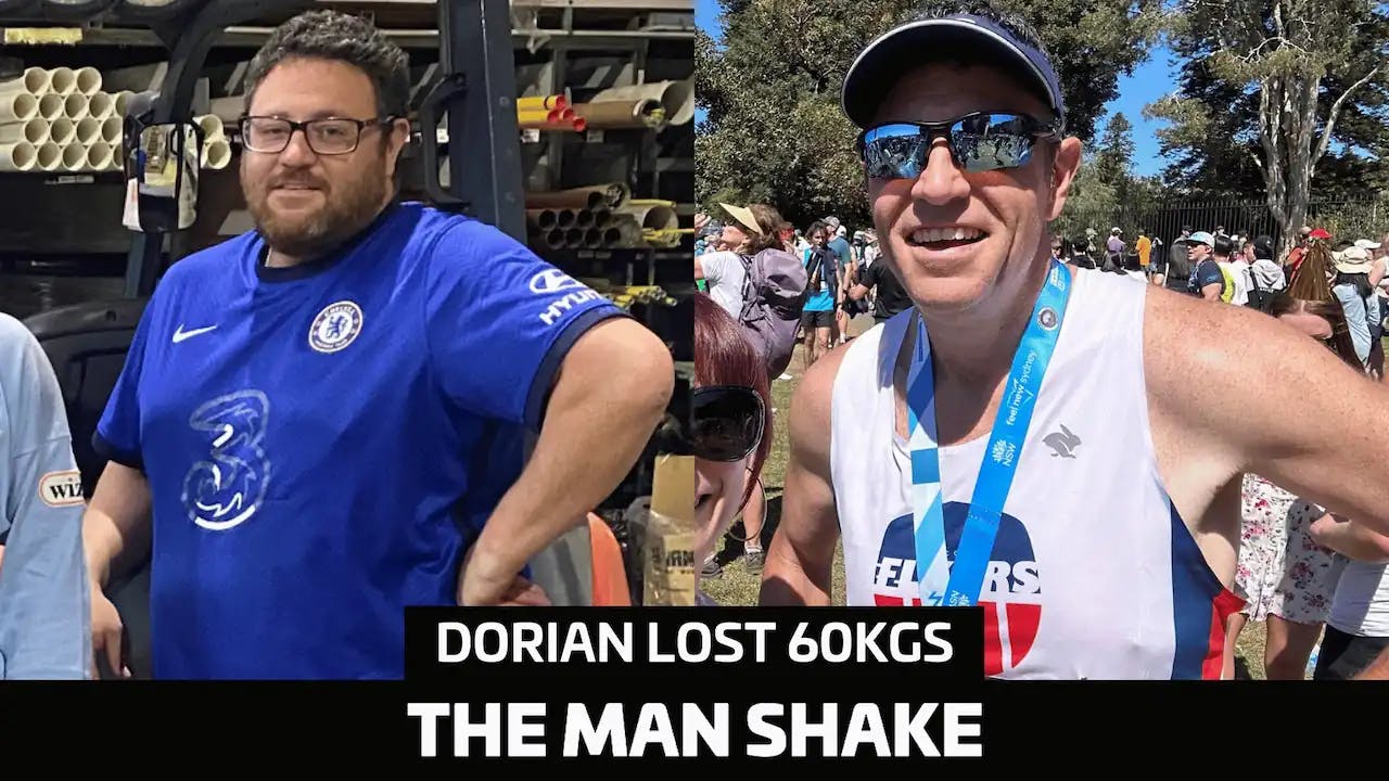 Dorian lost 60kg to set an example for his three kids