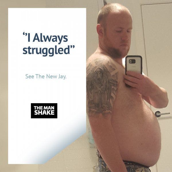 Jay lost 24kg after struggling to lose weight trying everything else.
