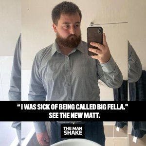 Updated: Matt has now lost over 35kg!
