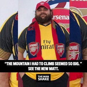 Matt's inspiring 82kg weight loss journey