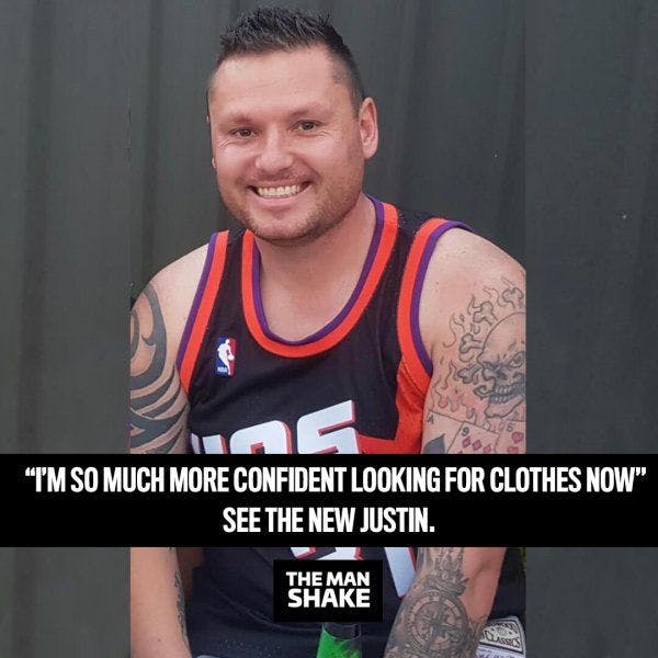 Father of 3, Justin lost 12kg to keep up with the kids!