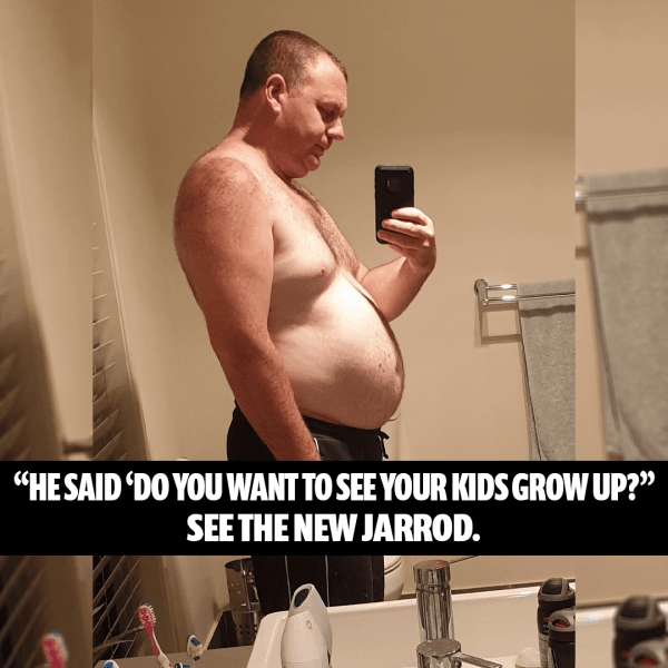 Jarrod Lost 22kg To Be There For His Kids